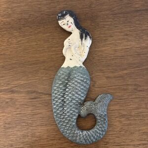 Mermaid Iron Bottle Opener Pinup 50's Iron MCM Retro  VTG Style Sailor